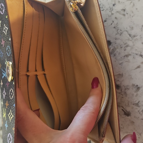 Louis Vuitton Sarah Multicolor Monogram Wallet With COA - Picture 14 of 17